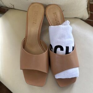 Schutz Open Toe Heels
